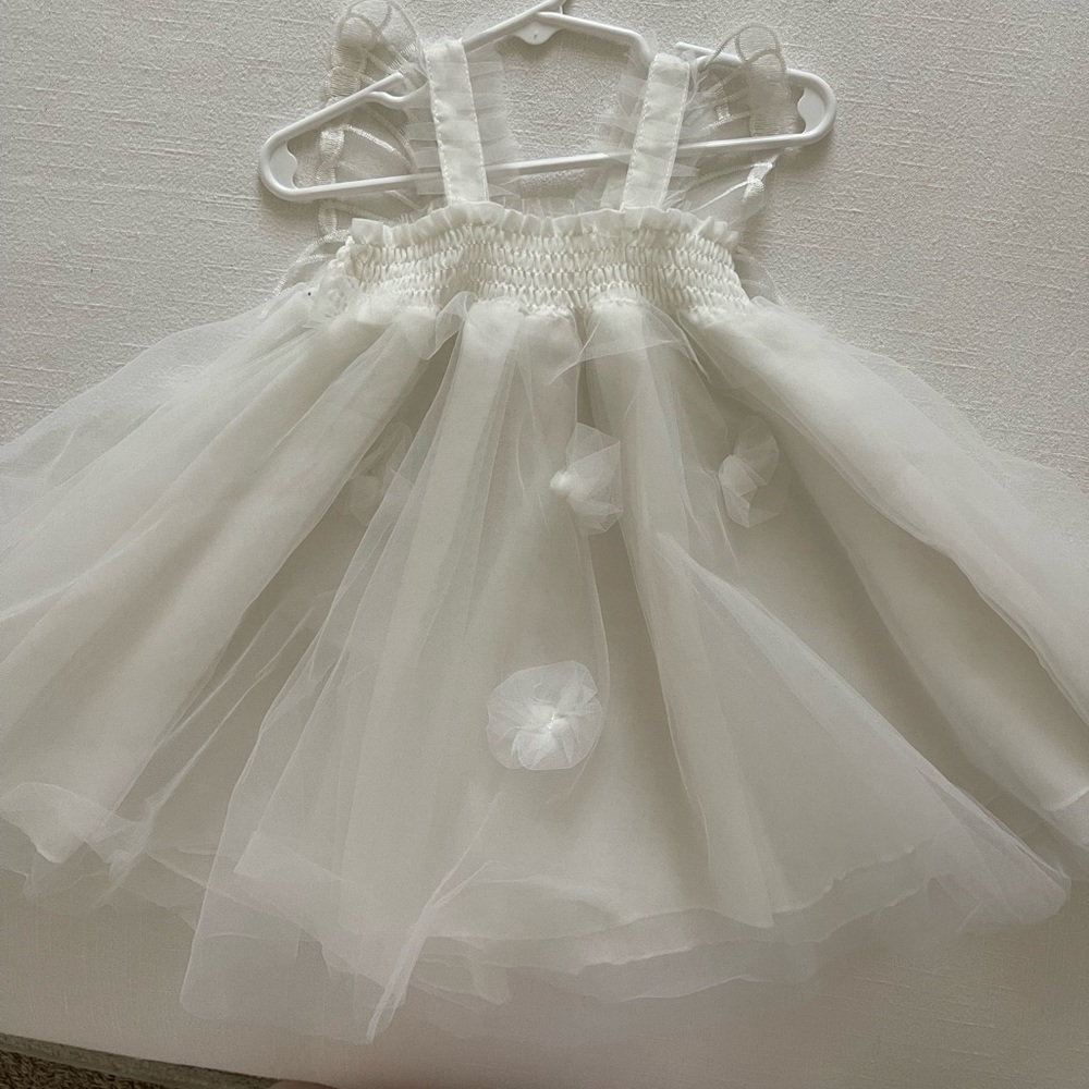 Toddler girl tulle butterfly dress